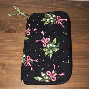 VERA BRADLEY Breast Cancer Awareness Zipper Wallet